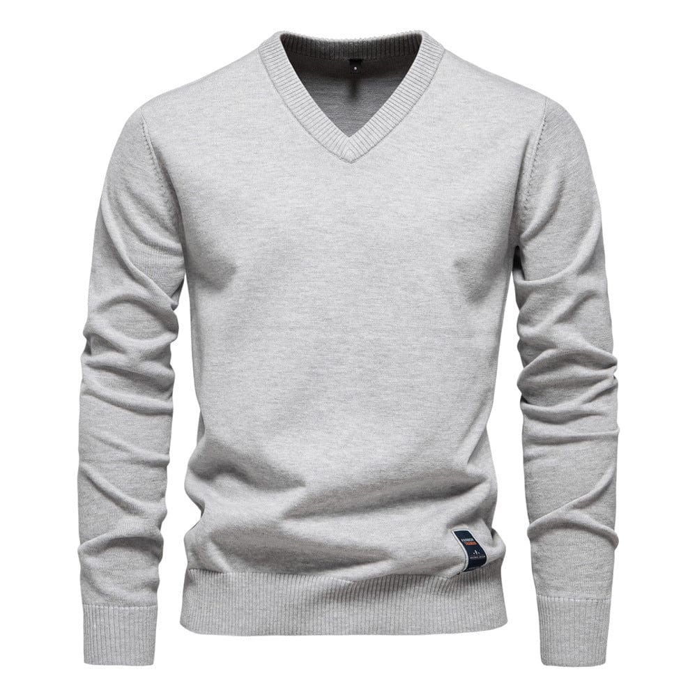 Sevanno | Cotton V-Neck Sweater