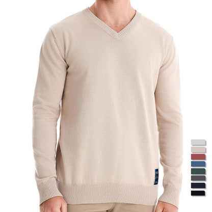 Sevanno | Cotton V-Neck Sweater