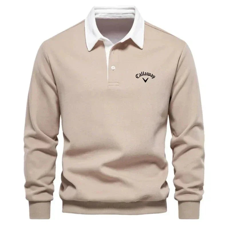 Sevanno | Polo Sweater with Refined Contrasts