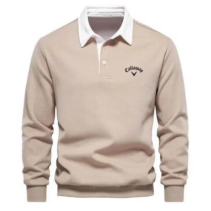 Sevanno | Polo Sweater with Refined Contrasts
