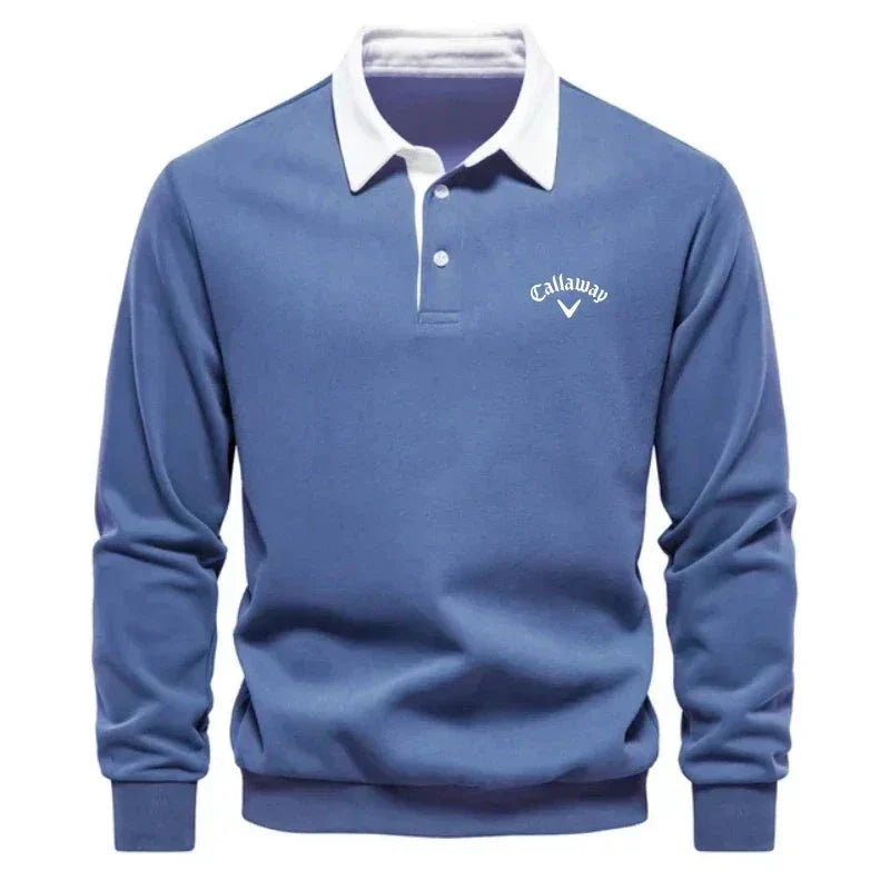 Sevanno | Polo Sweater with Refined Contrasts