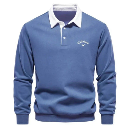 Sevanno | Polo Sweater with Refined Contrasts