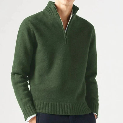 Sevanno | Men’s Wool Zip Turtleneck