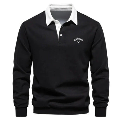 Sevanno | Polo Sweater with Refined Contrasts