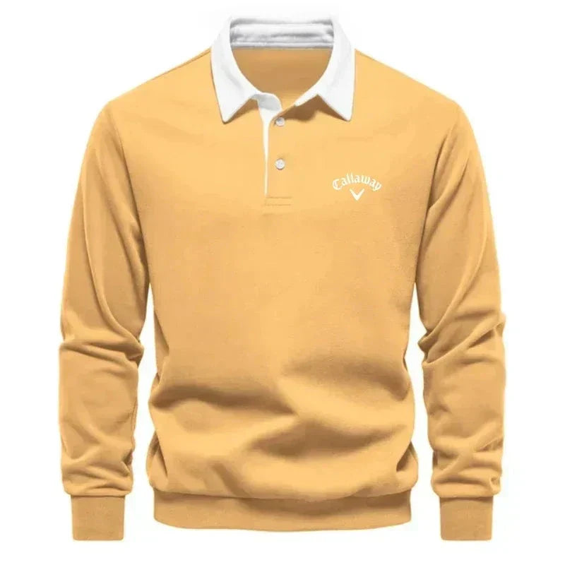 Sevanno | Polo Sweater with Refined Contrasts
