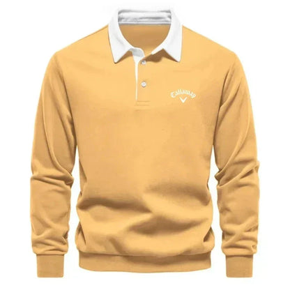 Sevanno | Polo Sweater with Refined Contrasts