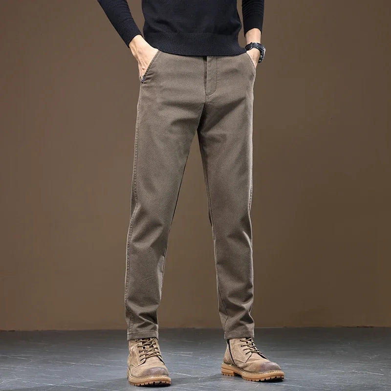 Sevanno | Men’s Casual Straight-Leg Trousers
