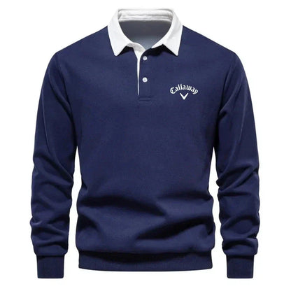 Sevanno | Polo Sweater with Refined Contrasts