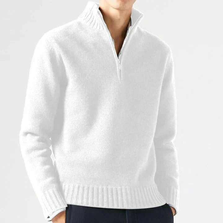 Sevanno | Men’s Wool Zip Turtleneck