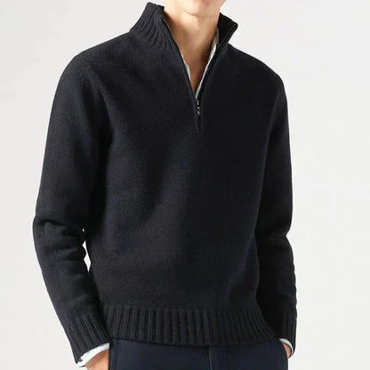 Sevanno | Men’s Wool Zip Turtleneck