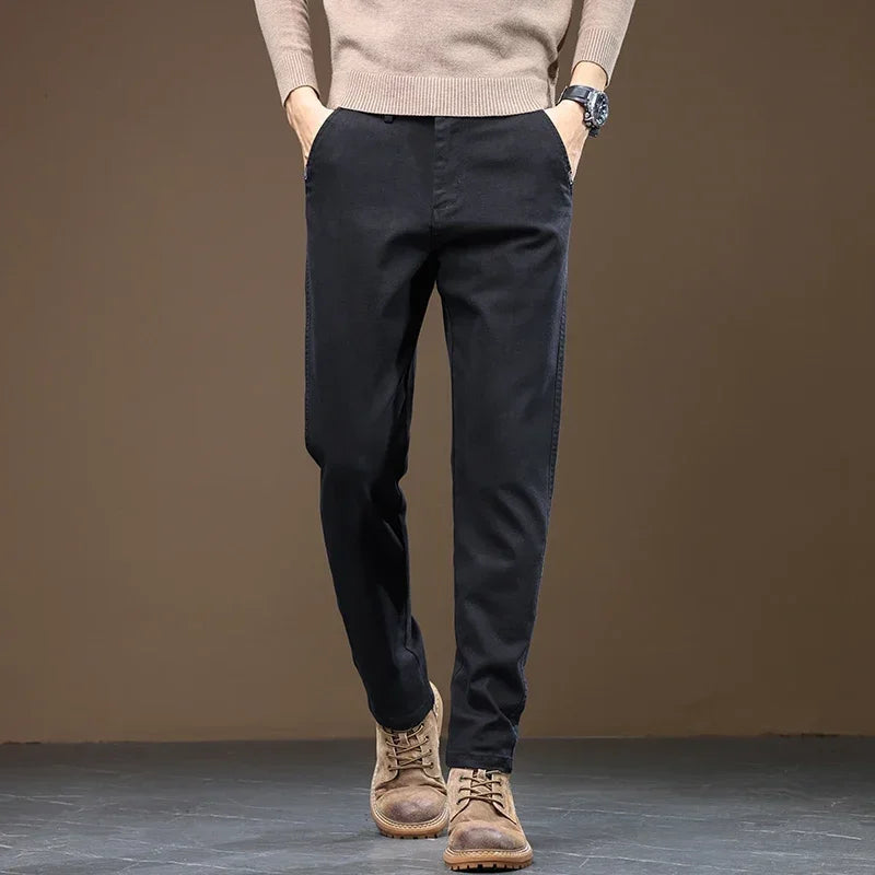 Sevanno | Men’s Casual Straight-Leg Trousers
