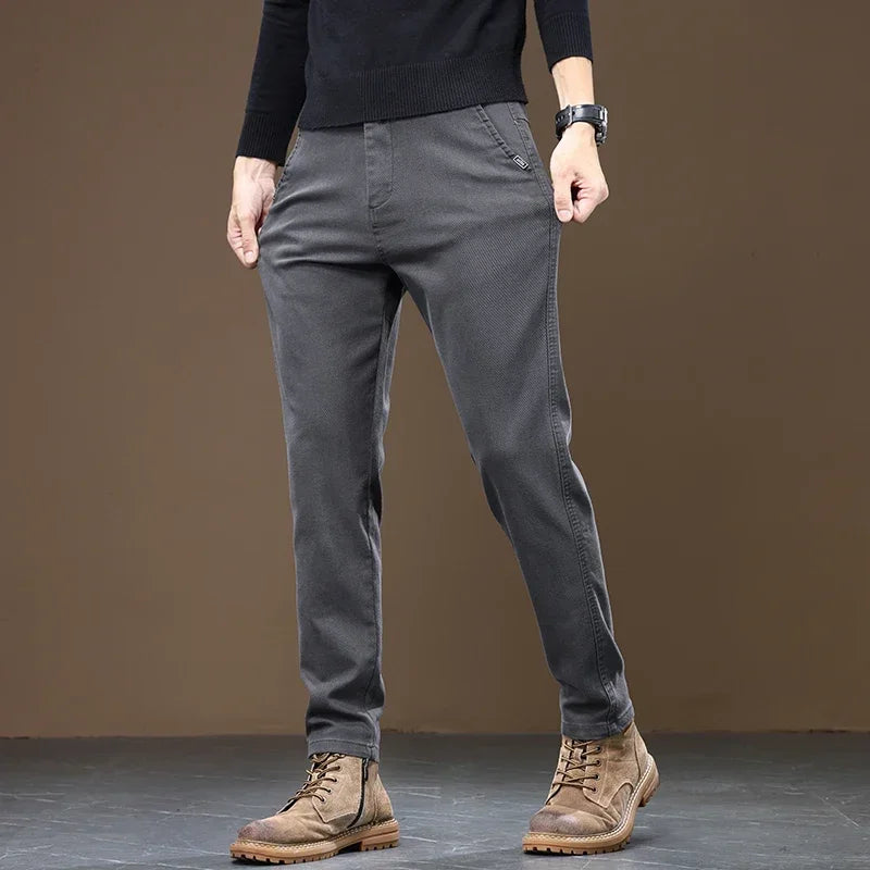 Sevanno | Men’s Casual Straight-Leg Trousers