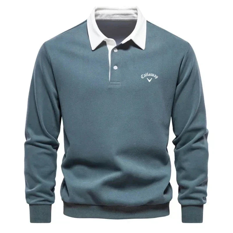 Sevanno | Polo Sweater with Refined Contrasts