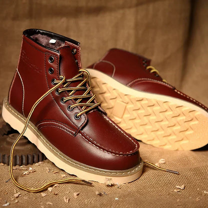 Sevanno | Retro Genuine Leather Boots