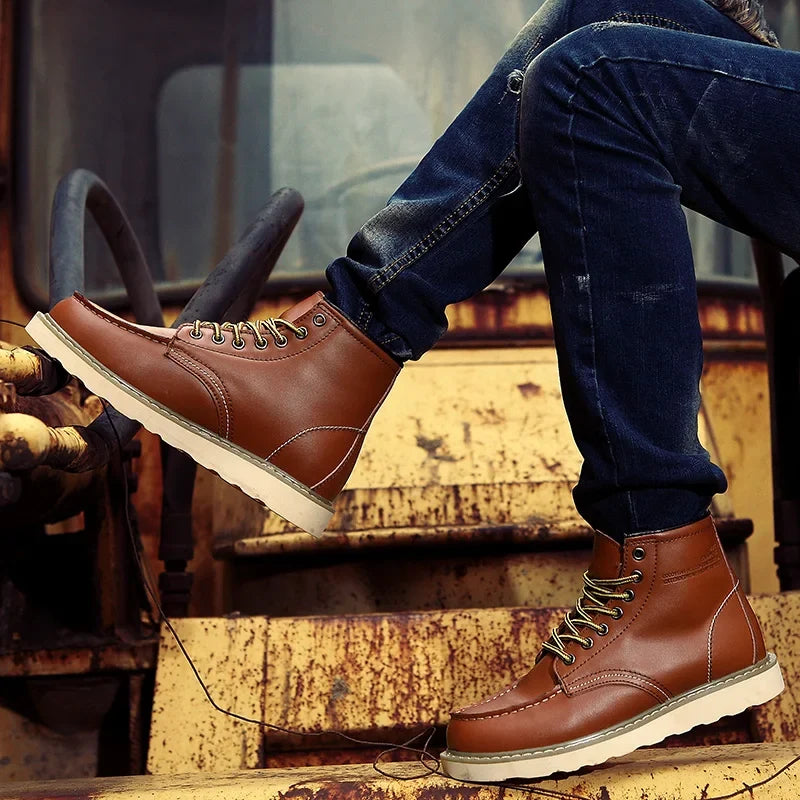 Sevanno | Retro Genuine Leather Boots
