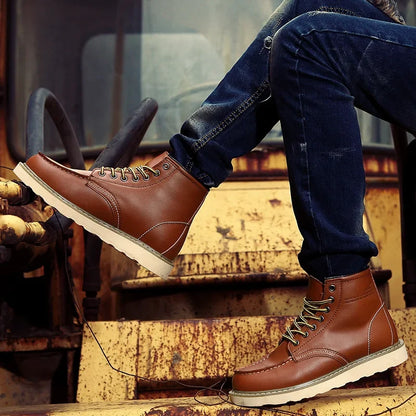 Sevanno | Retro Genuine Leather Boots