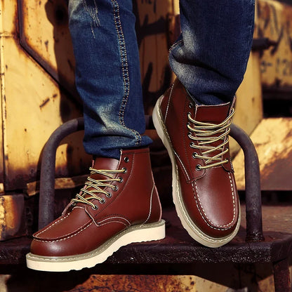 Sevanno | Retro Genuine Leather Boots