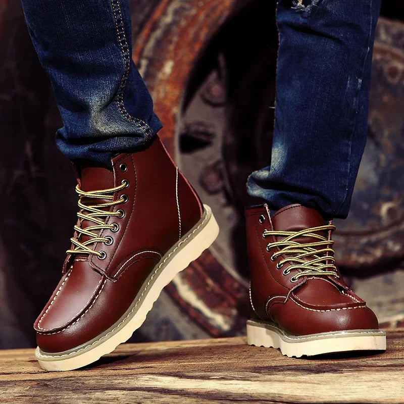 Sevanno | Retro Genuine Leather Boots
