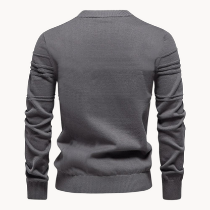 Sevanno | Elegant Men’s Sweater with Plaid Design