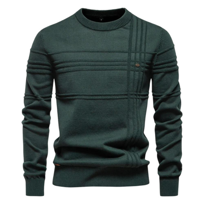 Sevanno | Elegant Men’s Sweater with Plaid Design