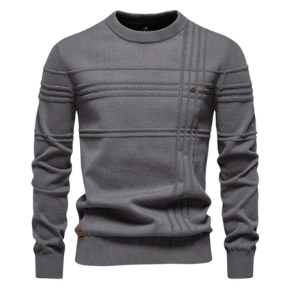 Sevanno | Elegant Men’s Sweater with Plaid Design