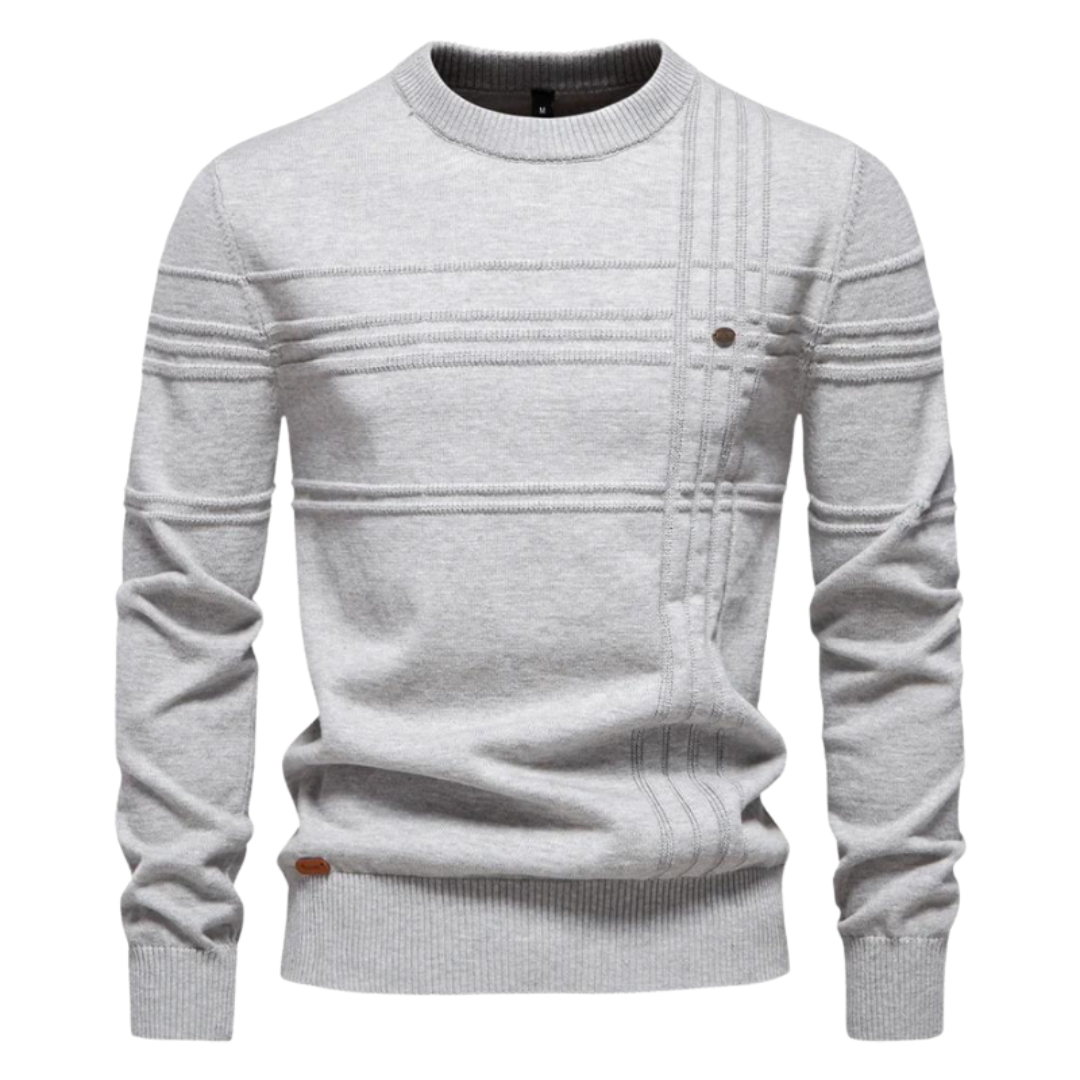 Sevanno | Elegant Men’s Sweater with Plaid Design