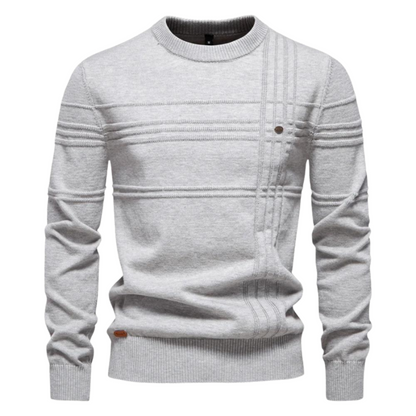 Sevanno | Elegant Men’s Sweater with Plaid Design