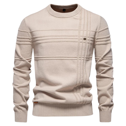 Sevanno | Elegant Men’s Sweater with Plaid Design