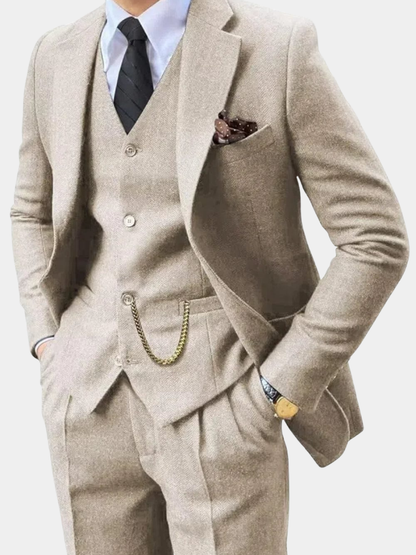 Sevanno | Men’s Herringbone Suit