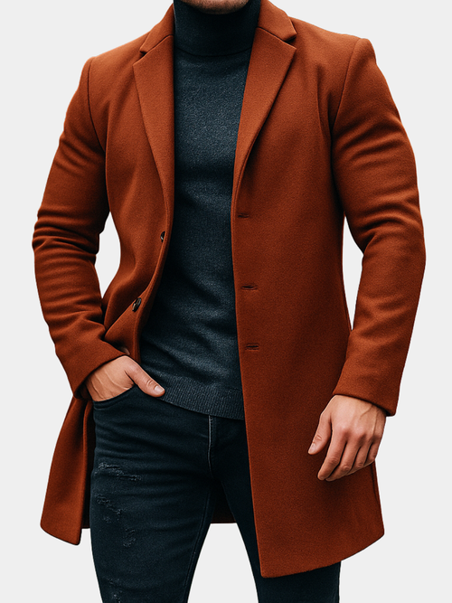 Sevanno | Men’s Wool Trench Coat