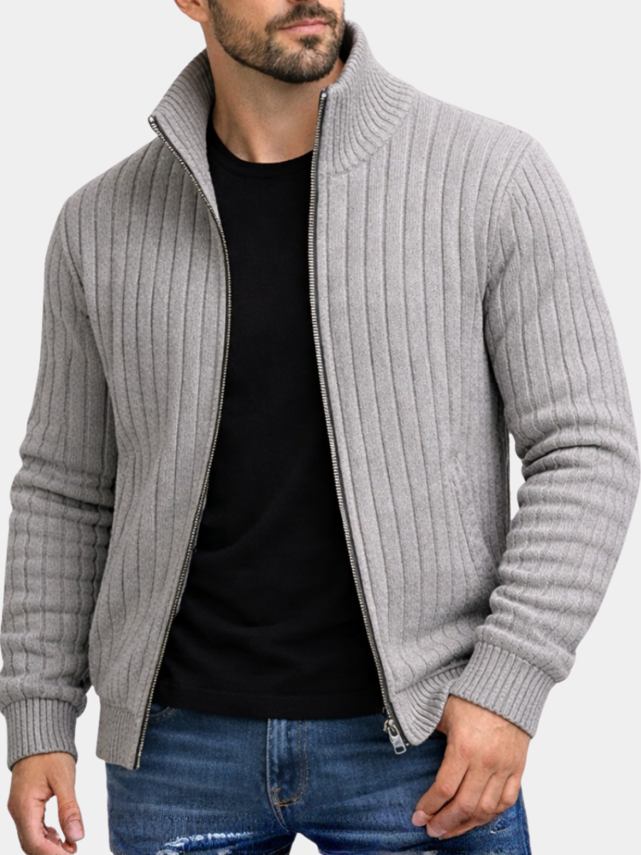 Sevanno | Classic Elegant Zip Cardigan