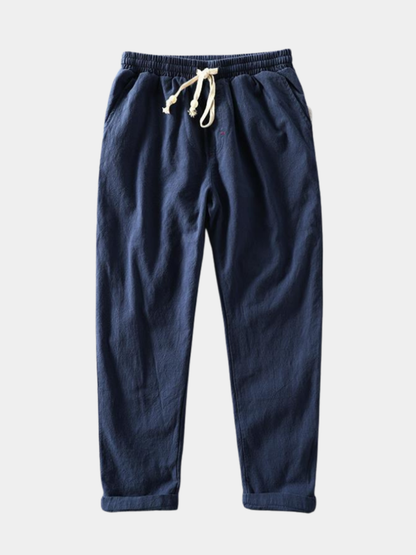 Sevanno | Men’s Relaxed-Fit Linen Trousers