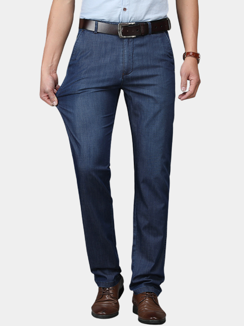 Men’s Classic-Fit Stretch Denim Jeans