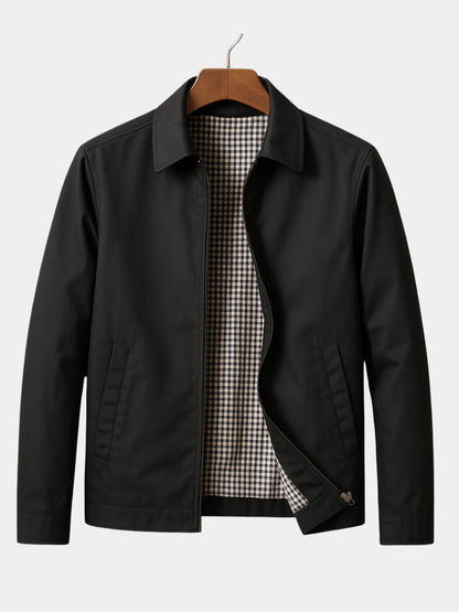 Sevanno | Men’s Lightweight Plaid-Lined Jacket