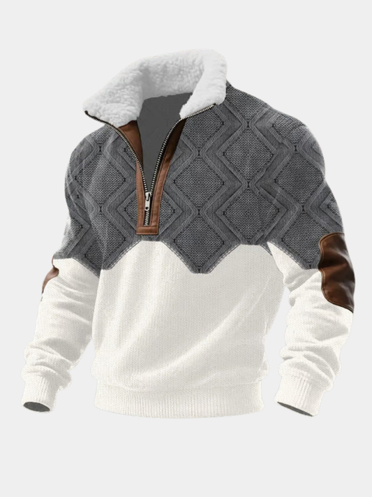 Sevanno | High-Neck Fleece Sweater