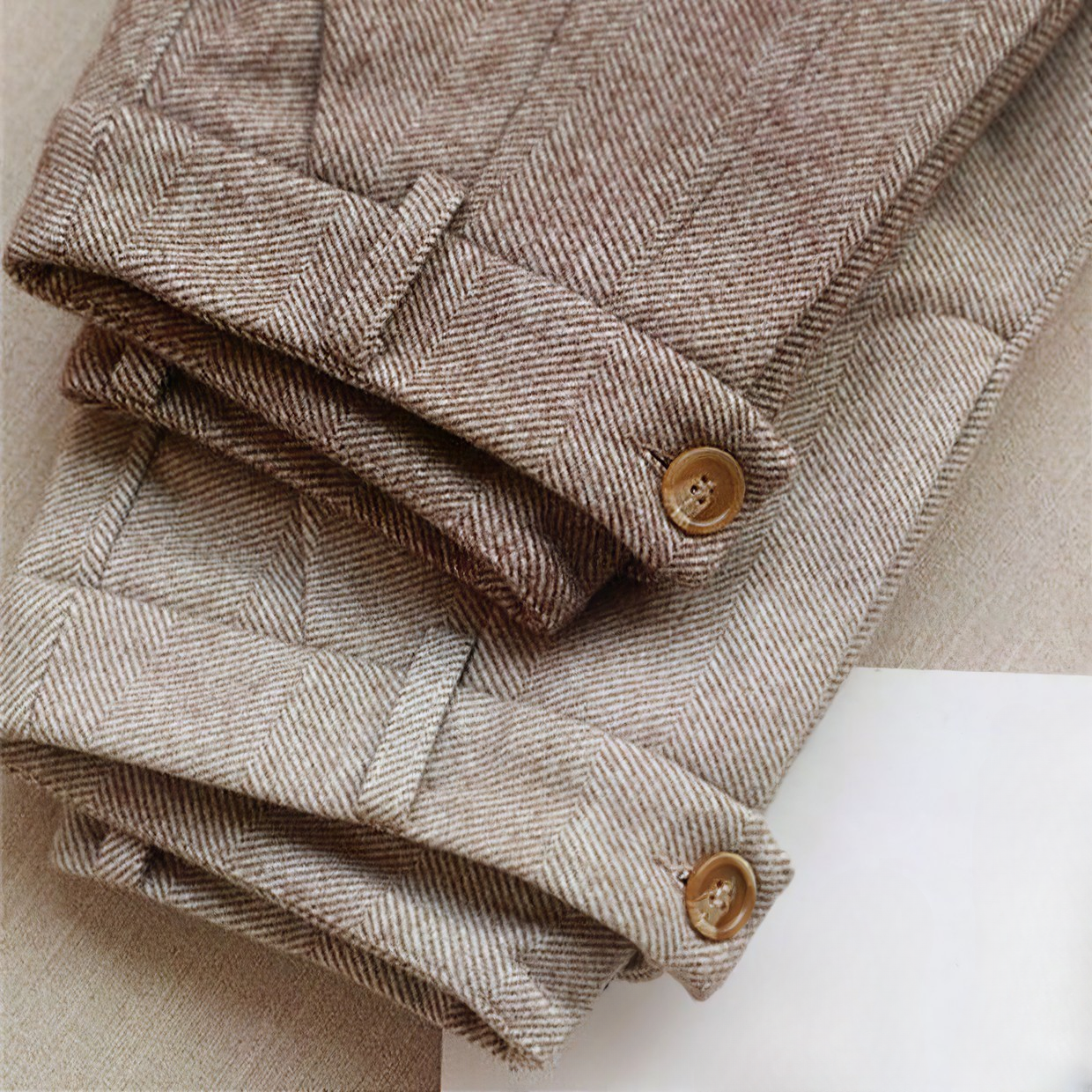 Tailored Pure Wool Elegant Trousers