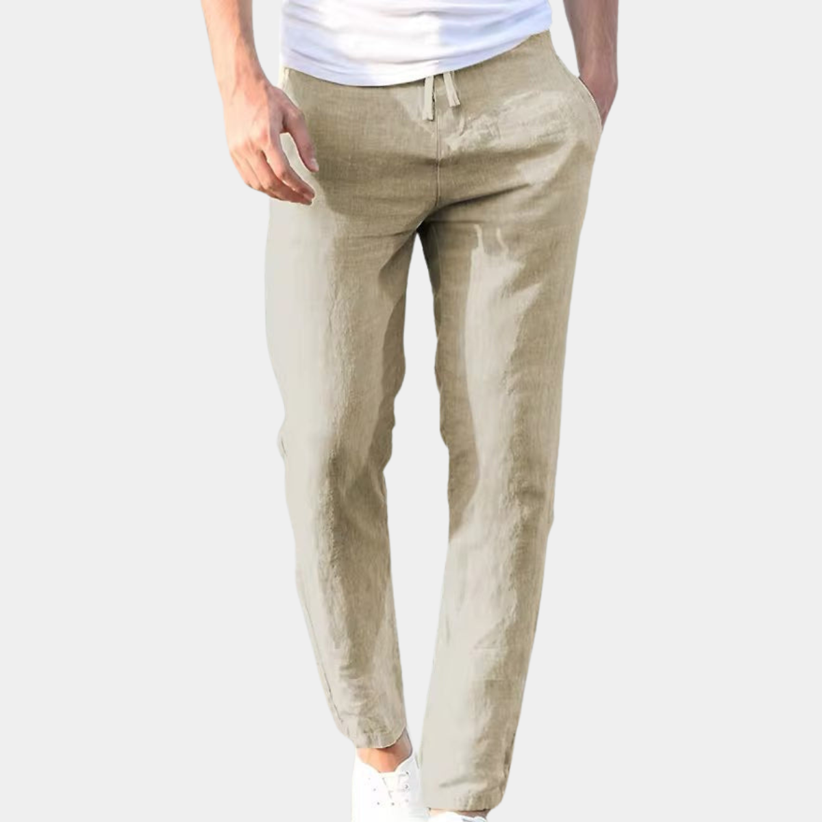 Beniamino | Lightweight Linen Trousers