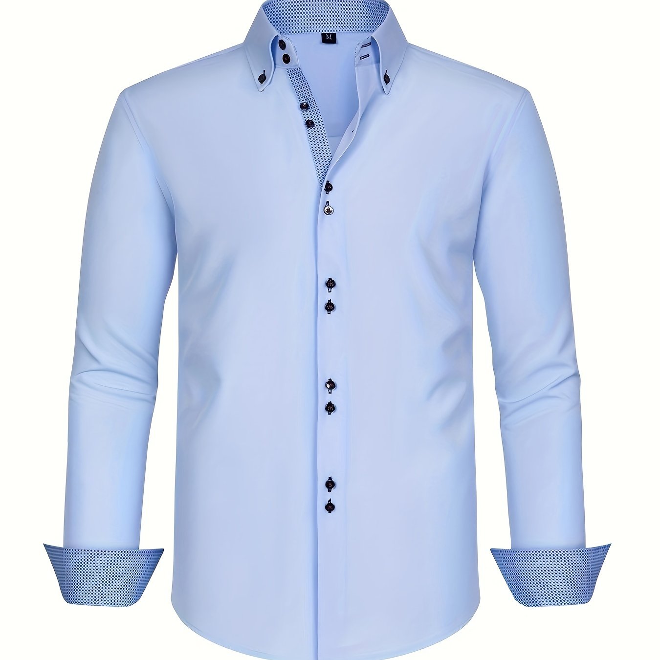 Alberto | Lightweight Elegant Shirt with Contrast Details