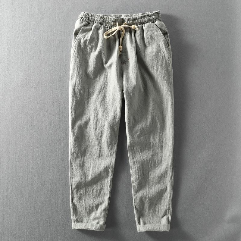 Sevanno | Men’s Relaxed-Fit Linen Trousers