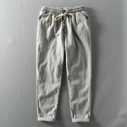 Sevanno | Men’s Relaxed-Fit Linen Trousers