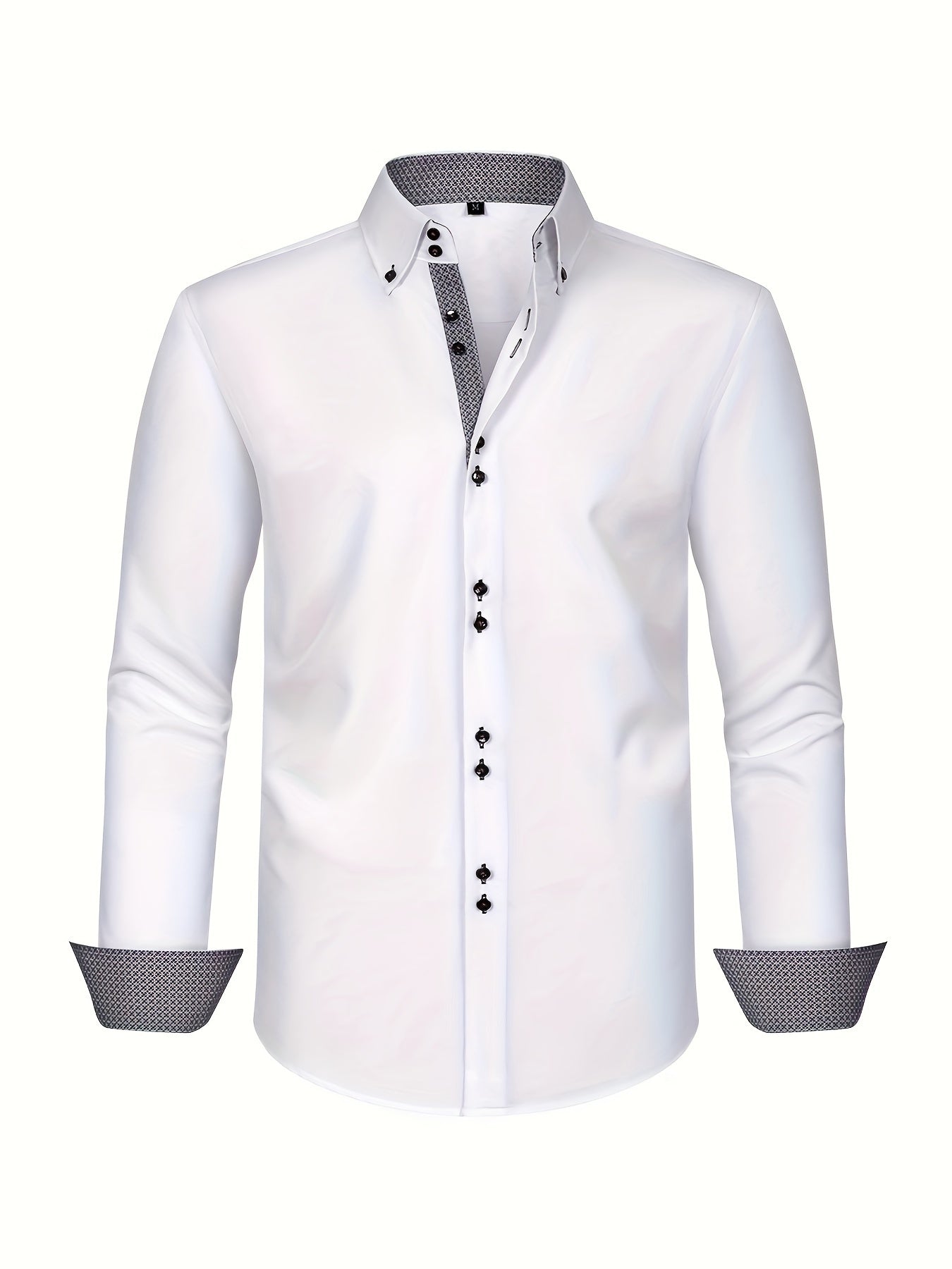 Alberto | Lightweight Elegant Shirt with Contrast Details