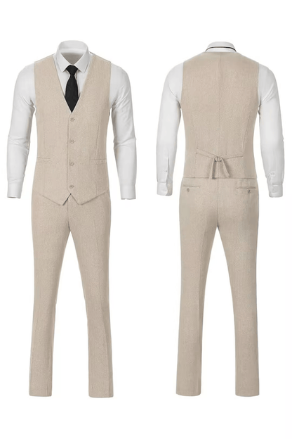 Sevanno | Men’s Herringbone Suit