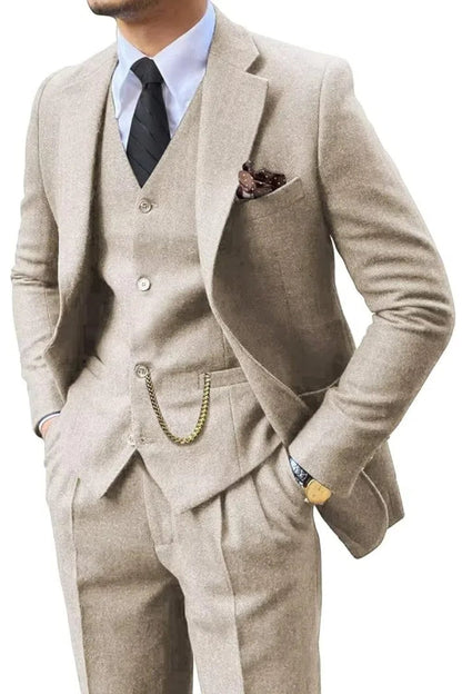 Sevanno | Men’s Herringbone Suit