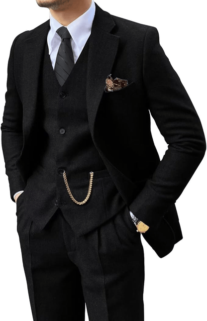 Sevanno | Men’s Herringbone Suit