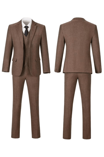 Sevanno | Men’s Herringbone Suit