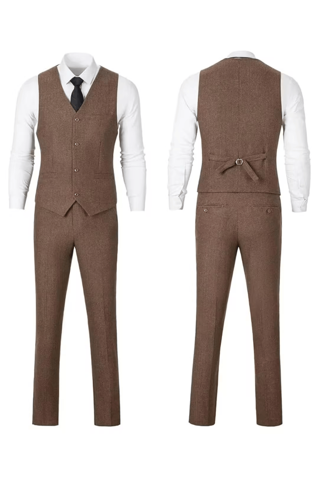 Sevanno | Men’s Herringbone Suit