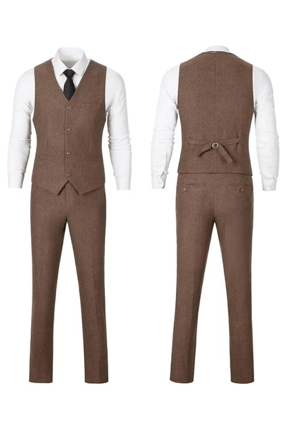 Sevanno | Men’s Herringbone Suit