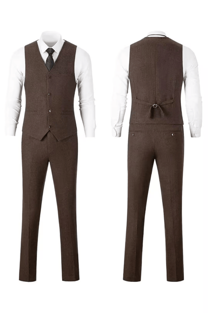 Sevanno | Men’s Herringbone Suit
