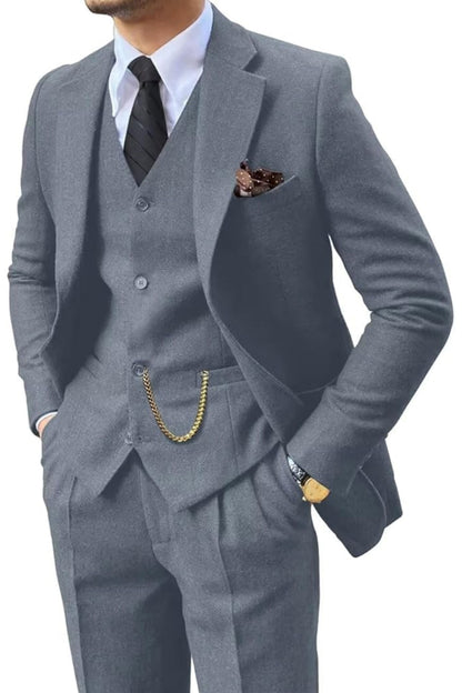 Sevanno | Men’s Herringbone Suit