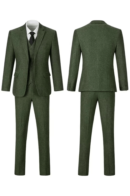 Sevanno | Men’s Herringbone Suit